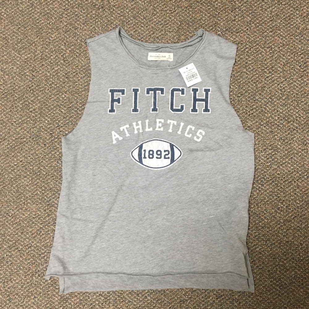 A&F grey tank